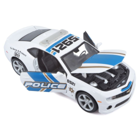 Maisto Chevrolet Camaro SS RS 2010 Police Weiss 1/24