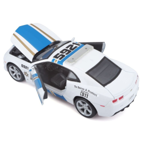 Maisto Chevrolet Camaro SS RS 2010 Police Weiss 1/24