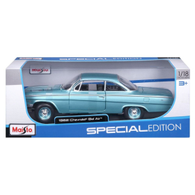 Maisto Chevrolet Bel Air 1962 blau 1/18