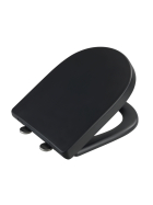 Wenko WC-Sitz Exclusive 3 schwarz, matt