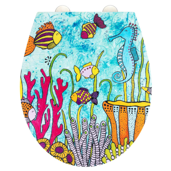 Wenko WC-Sitz Ocean Life Duroplast