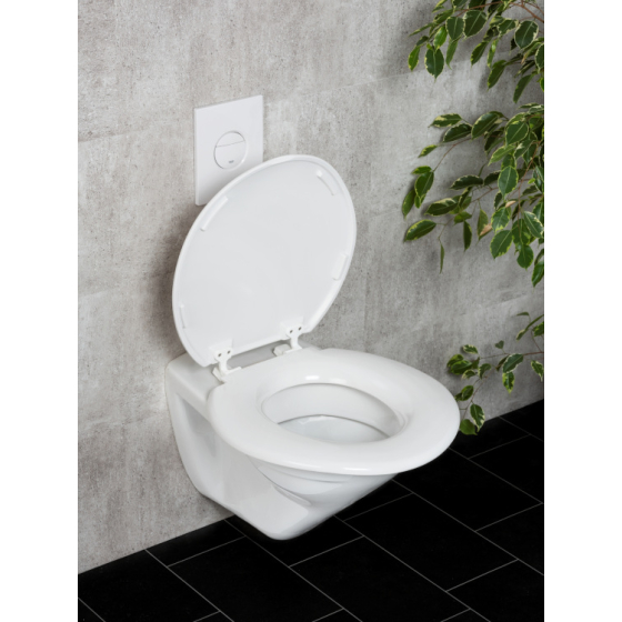 Wenko XXL WC-Sitz Torino Duroplast, weiss