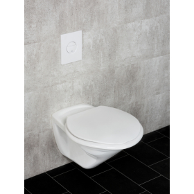 Wenko XXL WC-Sitz Torino Duroplast, weiss