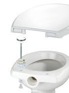 Wenko WC-Sitz Solaro weiss, Easy Close Thermoplast