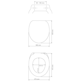 Wenko WC-Sitz Catala Easy Close, Duroplast