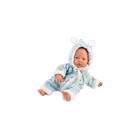 Llorens Babypuppe mit Overall blau 32cm