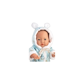 Llorens Babypuppe mit Overall blau 32cm