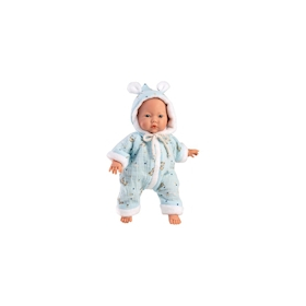 Llorens Babypuppe mit Overall blau 32cm