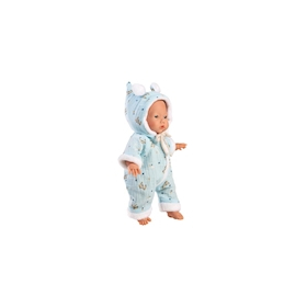 Llorens Babypuppe mit Overall blau 32cm