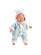 Llorens Babypuppe mit Overall blau 32cm