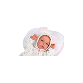 Llorens Babypuppe mit Schaukelzelt rosa 35cm SV