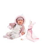 Llorens Babypuppe Mimi Hase rosa 42cm