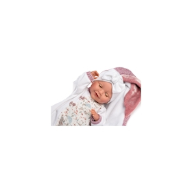 Llorens Babypuppe Heidi mit Schlafaugen 42cm