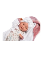 Llorens Babypuppe Heidi mit Schlafaugen 42cm