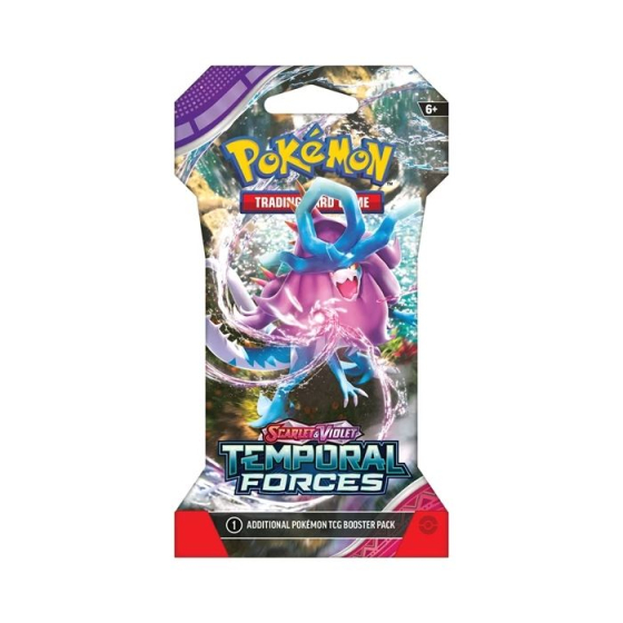 Pokémon P-EN SV05 Temporal Forces Booster Blister 10K.