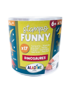 Aladine Kinder Stempel Funny Dinosaurier