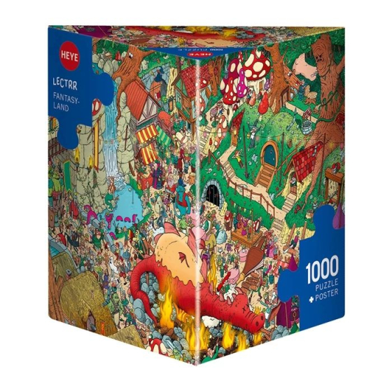 Puzzle Fantasyland Triangular, 1000 Teile