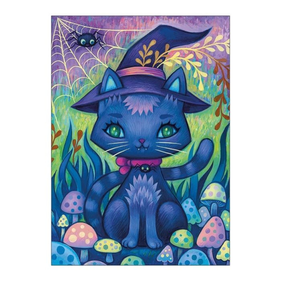 Puzzle Witch Cat Standard, 1000 Teile