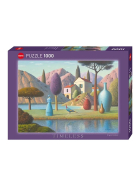 Heye Puzzle Lady in Blue Standard 1000 Teile