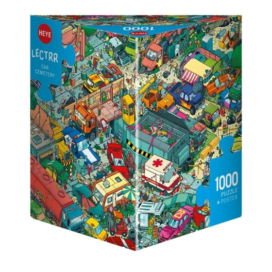 Heye Puzzle Car Cemetery Triangular 1000 Teile