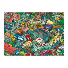 Heye Puzzle Car Cemetery Triangular 1000 Teile