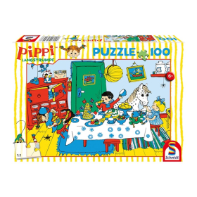 Puzzle Kaffeekränzchen mit Pippi, 100 Teile