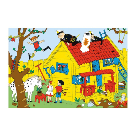 Puzzle Pippi und die Villa Kunterbunt, 150 Teile