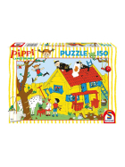 Puzzle Pippi und die Villa Kunterbunt, 150 Teile