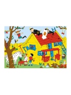 Puzzle Pippi und die Villa Kunterbunt, 150 Teile