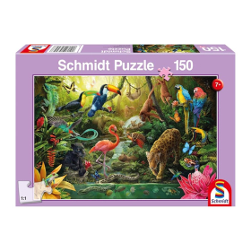 Puzzle Urwaldbewohner, 150 Teile