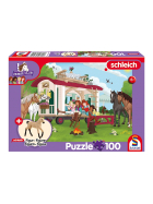 Puzzle Horse Club Hannoveraner Fohlen, 100 Teile (inkl. Figur)