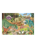 Puzzle Spass mit den Dinosauriern, 3 x 24 Teile