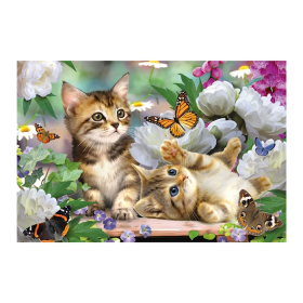 Puzzle Verspielte Katzenbabys, 150 Teile