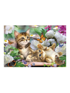 Puzzle Verspielte Katzenbabys, 150 Teile