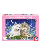 Puzzle Kuschelige Wolfsfreunde, 200 Teile