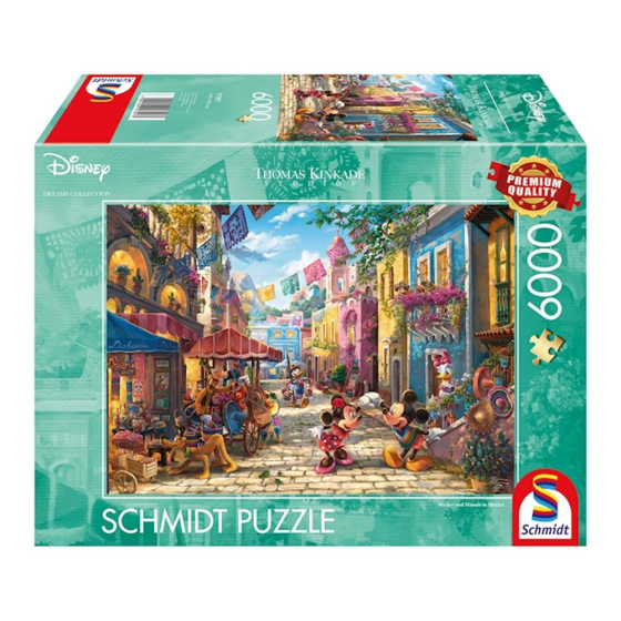 Puzzle Disney Mickey & Minnie in Mexico, 6000 Teile