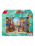 Puzzle Disney Mickey & Minnie in Mexico, 6000 Teile