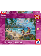 Puzzle Disney Mickey & Minnie in Hawaii, 1000 Teile