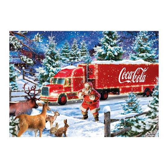 Puzzle Coca Cola Christmas-Truck, 1000 Teile