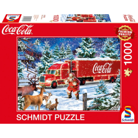 Puzzle Coca Cola Christmas-Truck, 1000 Teile