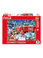 Puzzle Coca Cola Christmas-Truck, 1000 Teile