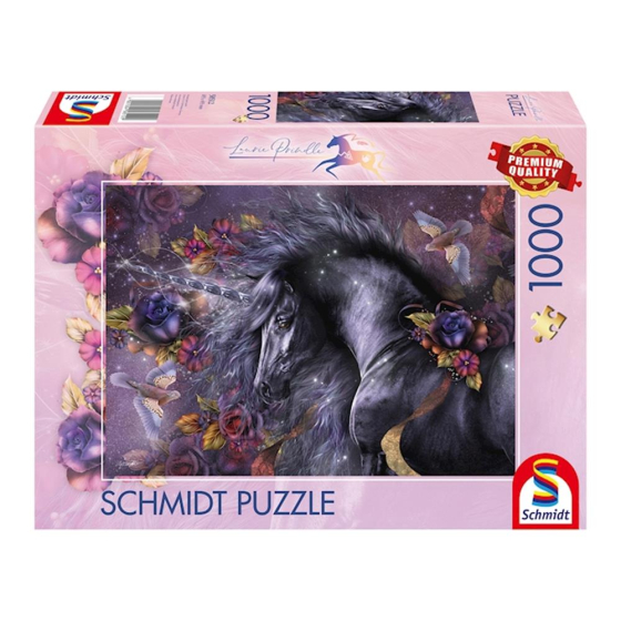 Puzzle Blaue Rose, 1000 Teile