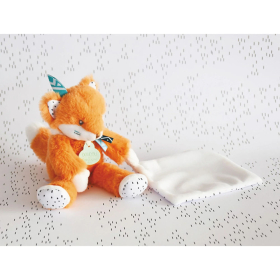 Doudou Fuchs Kuscheltier mit Schmusetuch 21cm