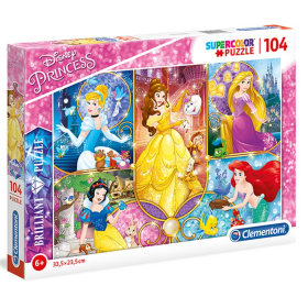 Clementoni Puzzle Brilliant Princess 104 tlg.