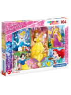 Clementoni Puzzle Brilliant Princess 104 tlg.