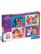 Clementoni Puzzle Princess 4in1