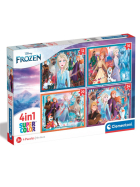 Clementoni Puzzle Frozen 4in1