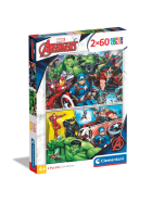 Puzzle Avengers,  2 x, 60 Teile