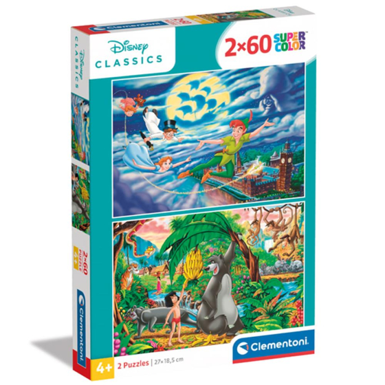 Puzzle Disney Classic, 2 x, 60 Teile