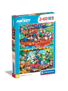 Puzzle Mickey Mouse, 2 x, 60 Teile